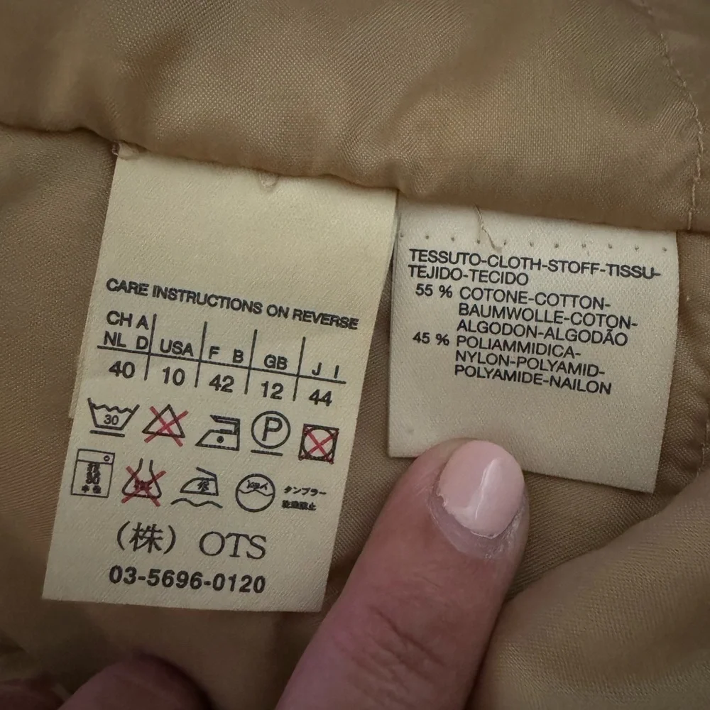 Sportmax Code Beige Jacket Size 10 - Picture 5 of 8